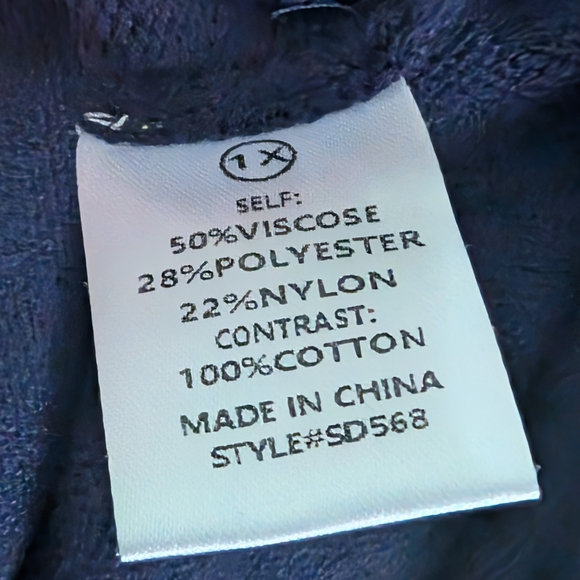 Fashion Nova Aylene Sweater Midi Dress - Navy Size 1X (New) - Picture 4 of 14